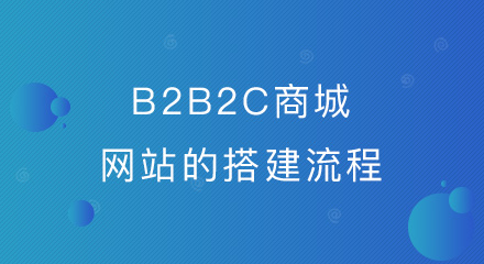 b2b2c商城网站的搭建流程,竟是这么简单!