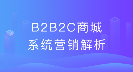 企业搭建了b2b2c商城系统,这些营销常识要清楚!