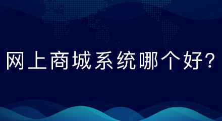 一文读懂网上商城系统哪个好?
