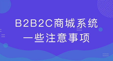 b2b2c商城系统上线前,别忘了检查这几点!