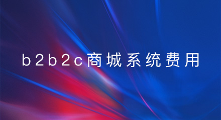 搭建b2b2c商城系统要多少钱?