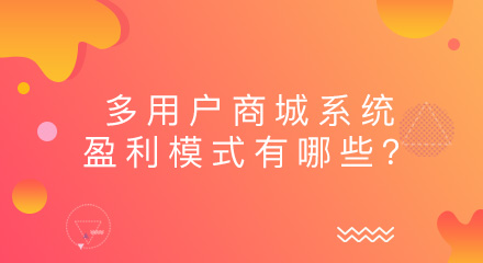 多用户商城系统的盈利模式有哪些？