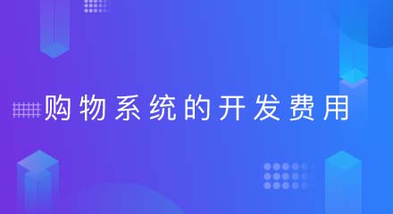 网上购物系统的开发费用是多少?