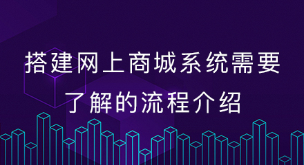 搭建网上商城系统需要了解的流程介绍