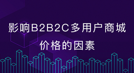影响b2b2c多用户商城价格的因素有哪些？