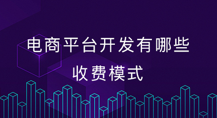 电商平台开发有哪些收费模式