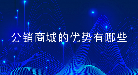 分销商城的优势有哪些?