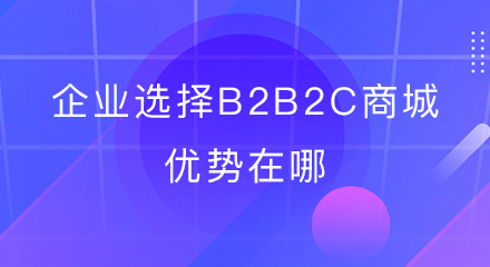 企业选择b2b2c商城优势在哪?