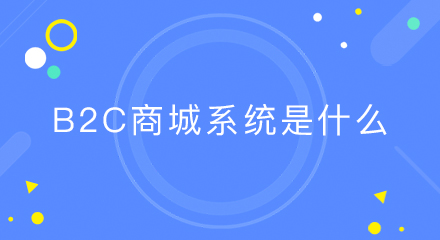 b2c商城系统是什么?有哪些功能?