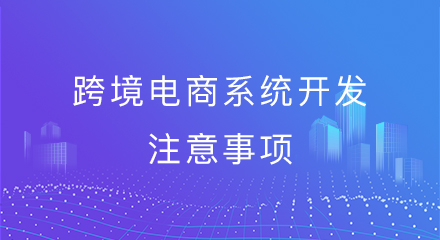 跨境电商系统开发注意事项