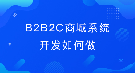 b2b2c商城系统开发如何做?