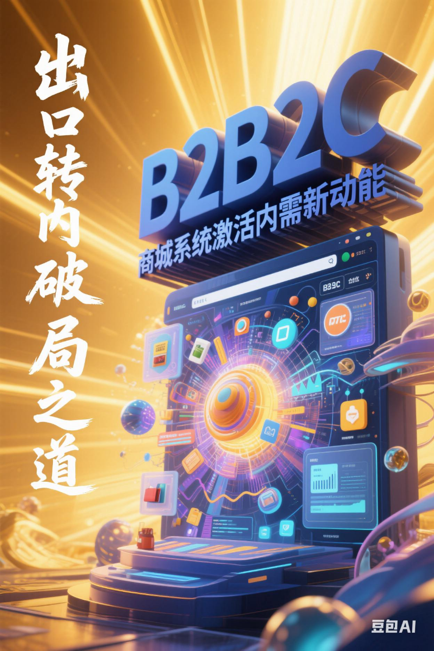 出口转内销破局之道:B2B2C商城系统激活内需新动能