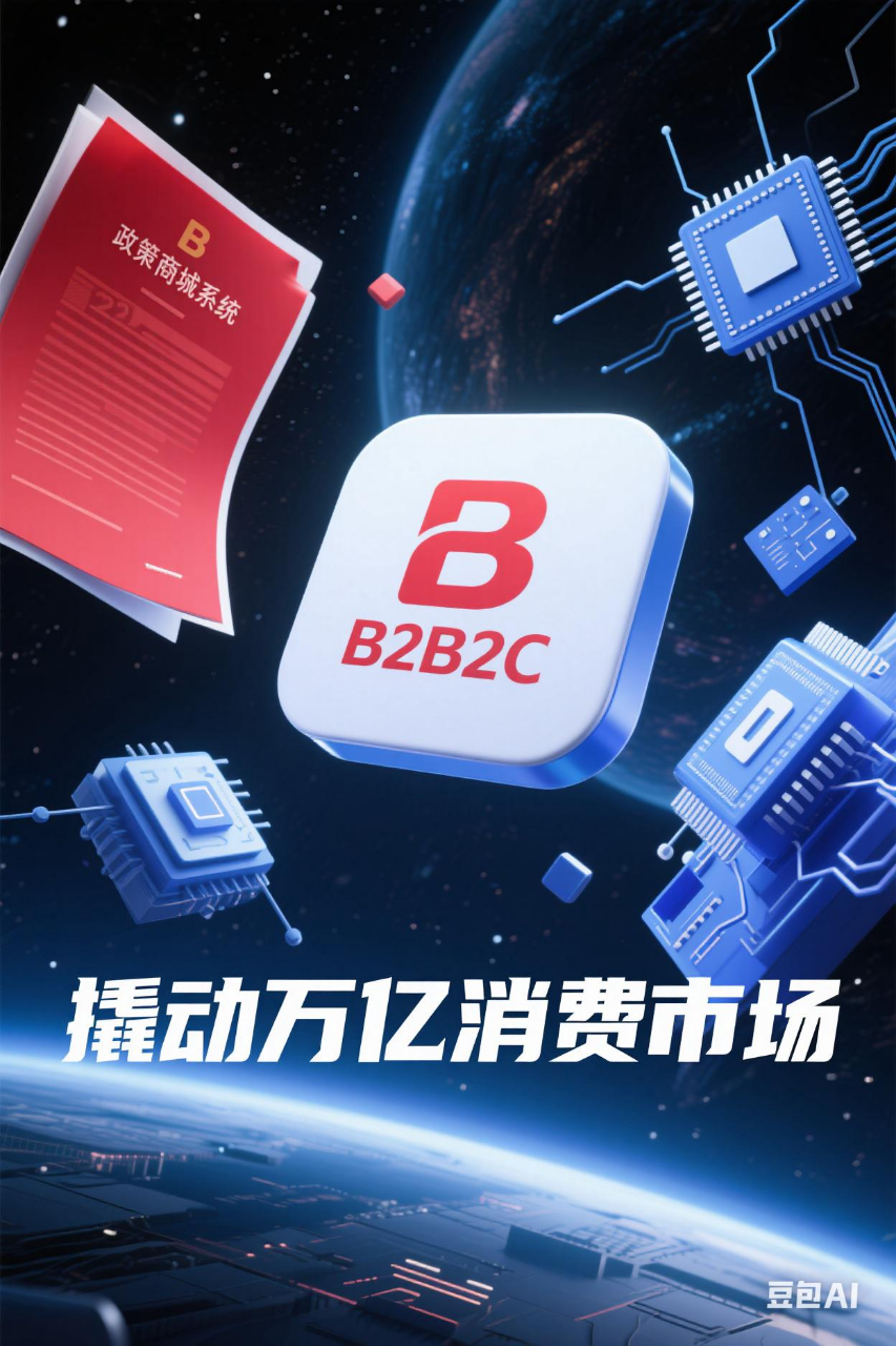 政策红利+技术赋能:B2B2C商城系统如何撬动万亿消费市场?
