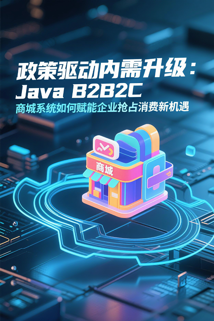 政策驱动内需升级:Java B2B2C商城系统如何赋能企业抢占消费新机遇