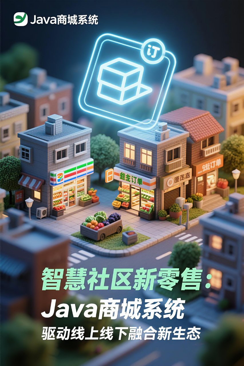 智慧社区新零售:Java商城系统驱动线上线下融合新生态