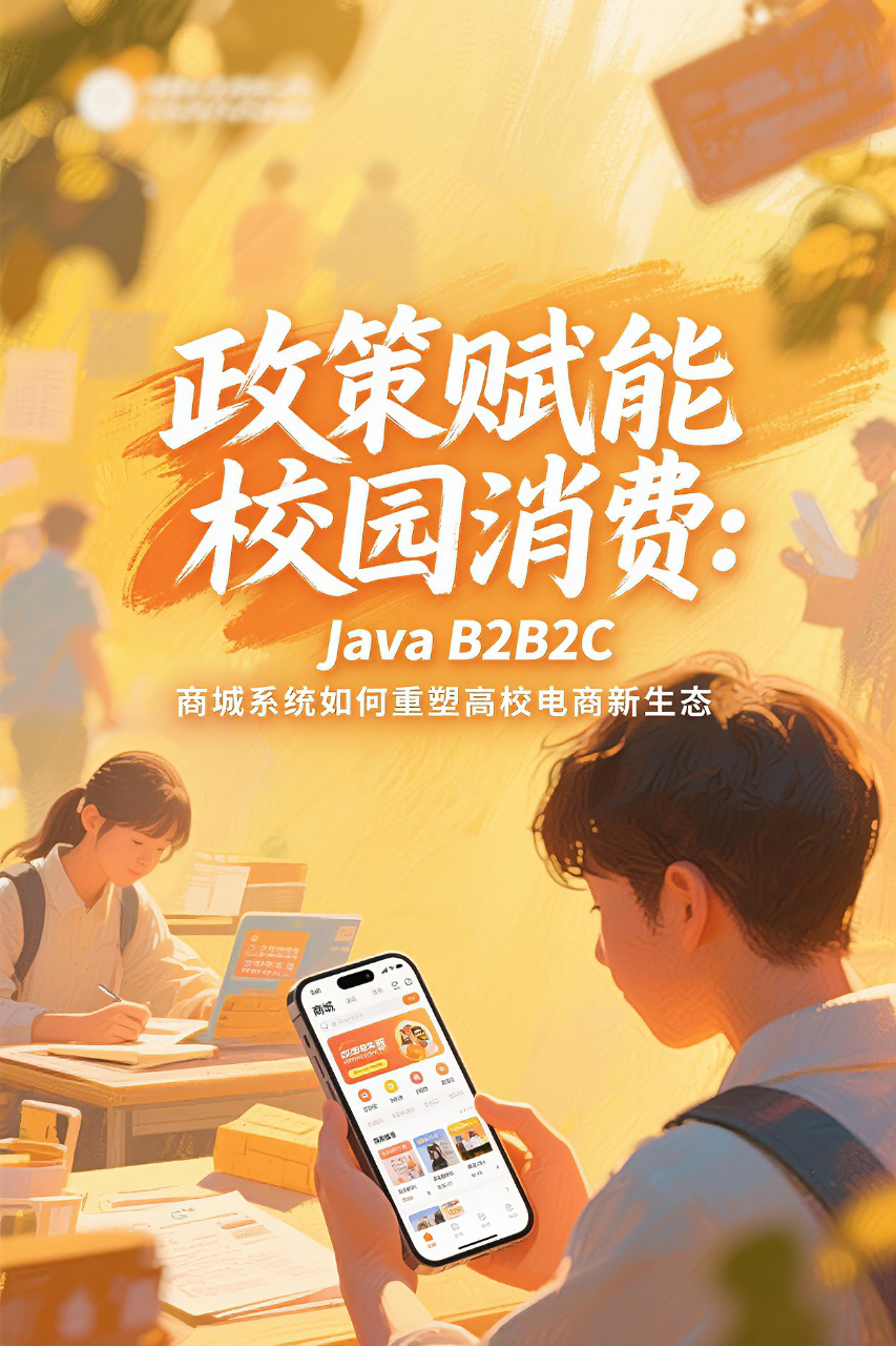 政策赋能校园消费:Java B2B2C商城系统如何重塑高校电商新生态