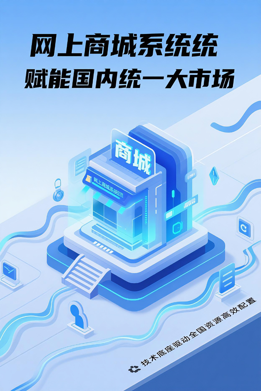 网上商城系统赋能国内统一大市场:技术底座驱动全国资源高效配置