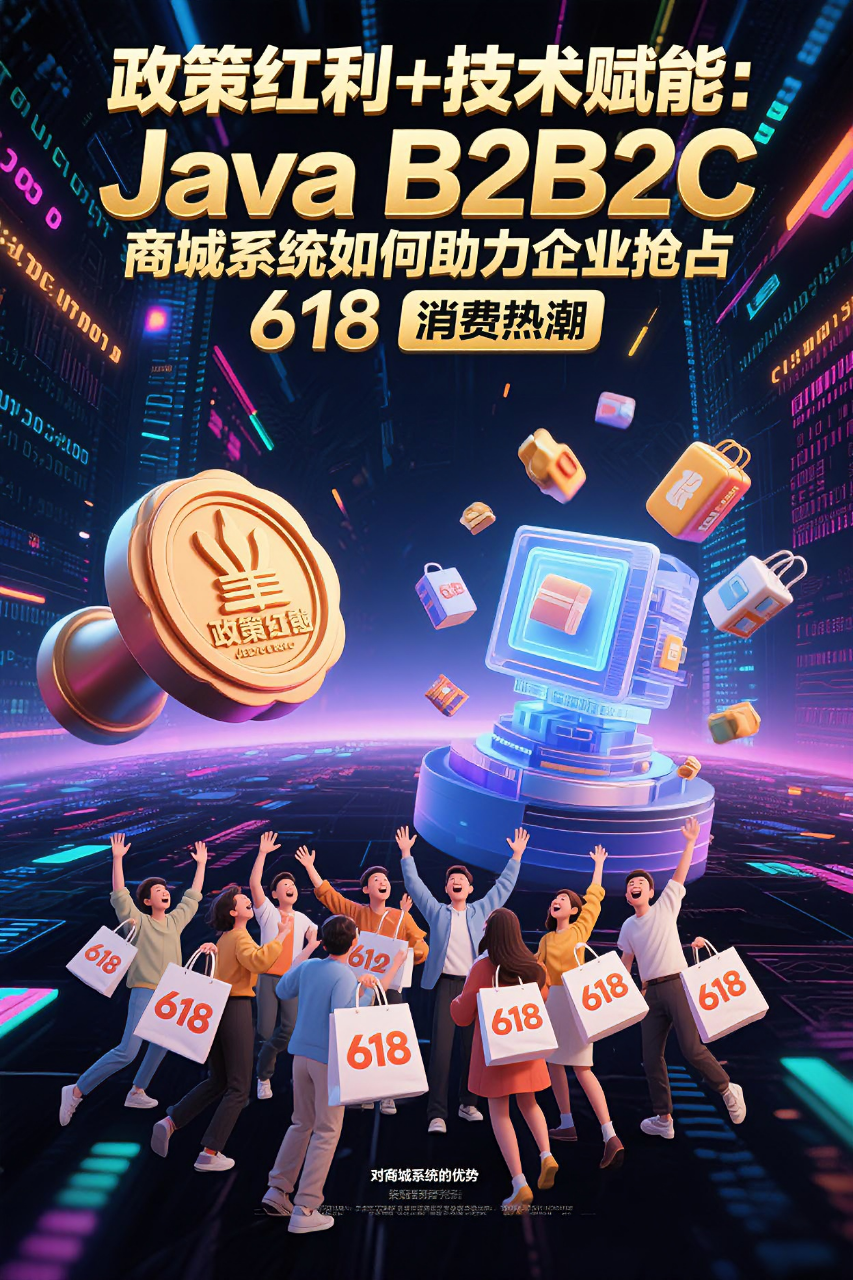 政策红利+技术赋能:Java B2B2C商城系统如何助力企业抢占618消费热潮