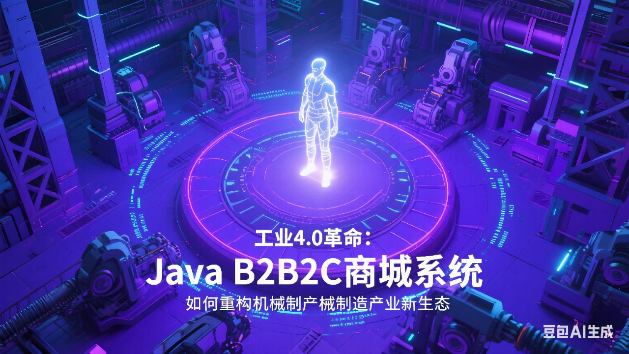 工业4.0革命:Java B2B2C商城系统如何重构机械制造产业新生态